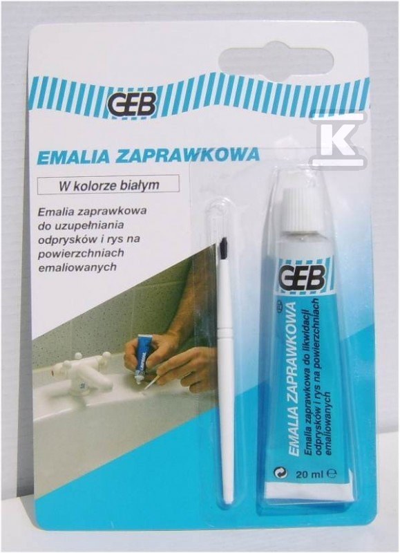 Emalia zaprawkowa do napraw odprysków emalii tuba 20ml 956837