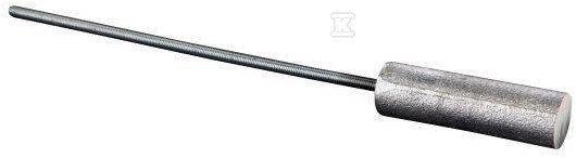 Anoda magnezowa fi25x190 na pręcie 200mm M6 M-006316