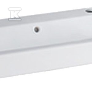 Umywalka iCon, B120 cm, H16 cm, T48.5 cm, z przelewem, z dwoma otworami na baterię, KeraTect 124020600 Umywalka iCon, B120 cm, H16 cm, T48.5 cm, z przelewem, z dwoma otworami na baterię, KeraTect 124020600