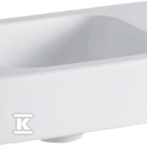 Umywalka iCon kompaktowa 38 cm, z półką po prawej stronie 124736000 Umywalka iCon kompaktowa 38 cm, z półką po prawej stronie 124736000