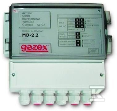 Moduł alarmowy MD-2.A 2 wej.,zasilanie 12V - obrazek 1