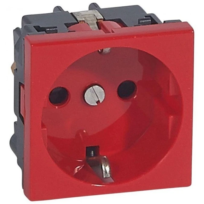 M45:2M GN.2P+Z SCHUKO CZERW AB 077220 - obrazek 1