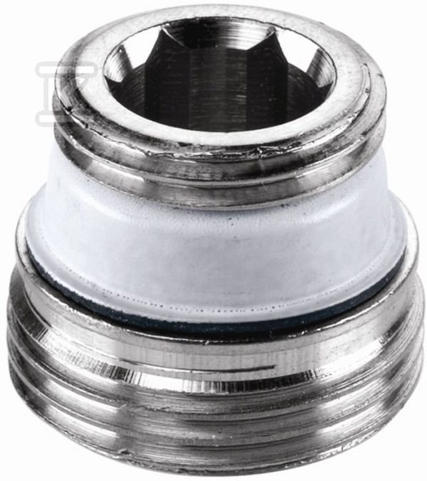 Nypel podłączeniowy Design 1/2 x 3/4 cala chrom F10505