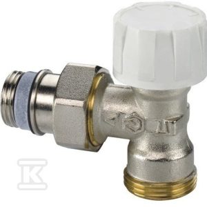 Zawór termostatyczny 1/2 cala M30x1,5 kątowy, niklowany F34004 Zawór termostatyczny 1/2 cala M30x1,5 kątowy, niklowany F34004