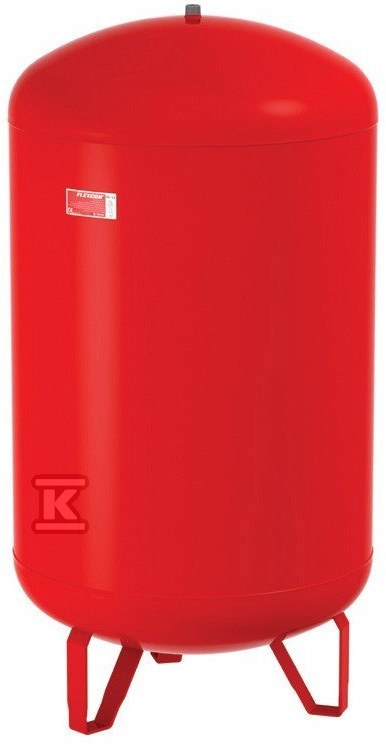 Naczynie wzbiorcze przeponowe CONTRAFLEX-100, 100L, 3.0/6 bar / 70 st., przyłącze gwintowane G3/4"M, k.czerwony RAL 3002, do instalacji grzewczych i chłodniczych, stojące 17114 - obrazek 1