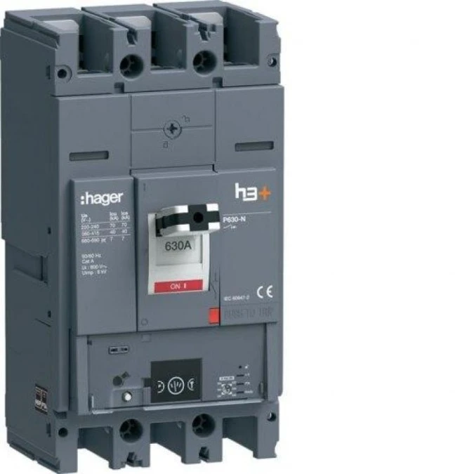 MCCB Wyłącznik mocy h3+ P630 Energy 3x630A 40kA HNW630NR - obrazek 1