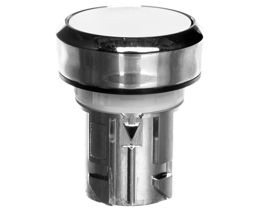Napęd przycisku 22mm biały płaski z samopowrotem metalowy IP69k SIRIUS ACT 3SU1050‑0AB60‑0AA0 - obrazek 3