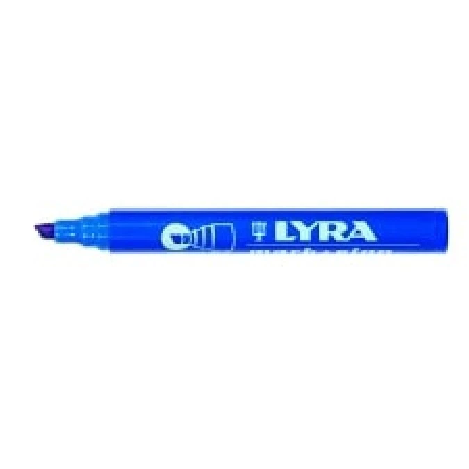 Marker Permanentny 2‑6mm wodoodporny Lyra ścięty niebieski / L4010051 - obrazek 1