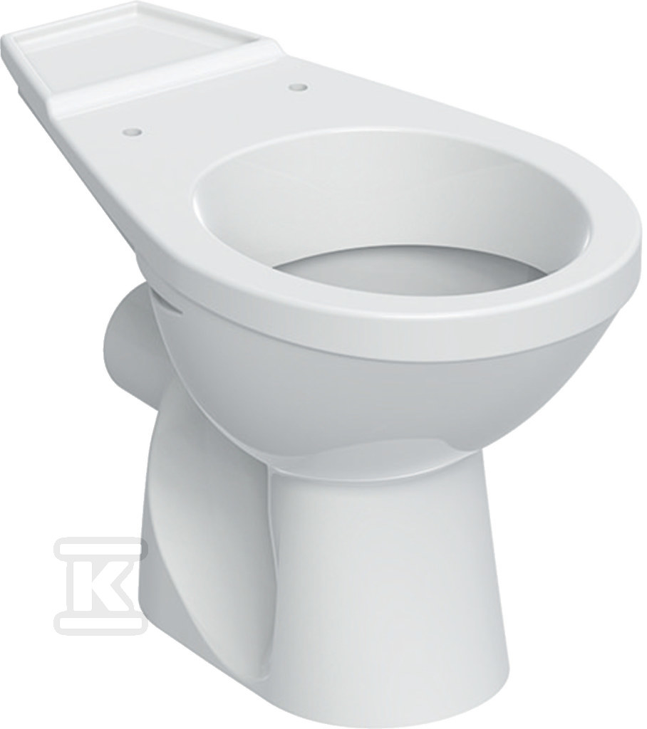 Stojąca miska WC Idol do kompletowania ze spłuczką nasadzaną, lejowa, wylot poziomy M13200000 - obrazek 1