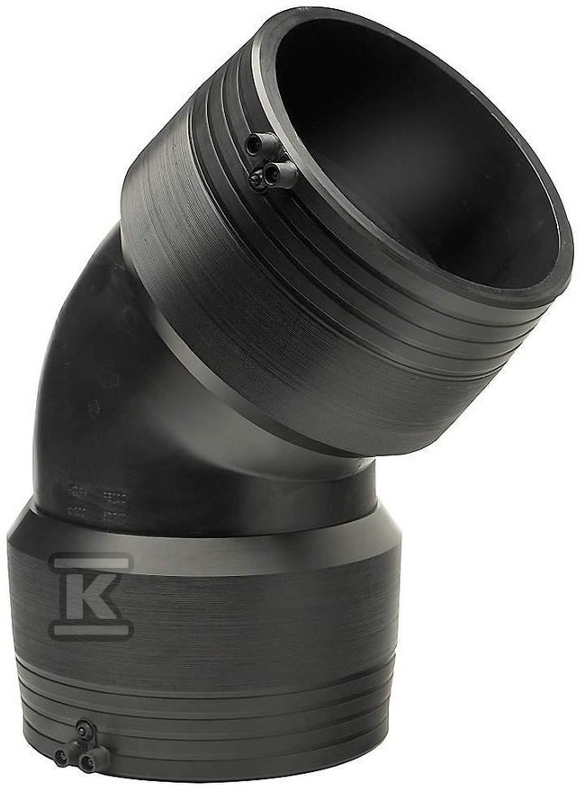 Kolano elektrooporowe 45ST. d225 PE100, SDR11, PN10 gaz/PN16 woda 753151820 - obrazek 1