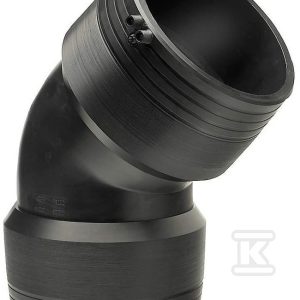 Kolano elektrooporowe 45ST. d250 PE100, SDR11, PN10 gaz/PN16 woda 753151821 Kolano elektrooporowe 45ST. d250 PE100, SDR11, PN10 gaz/PN16 woda 753151821
