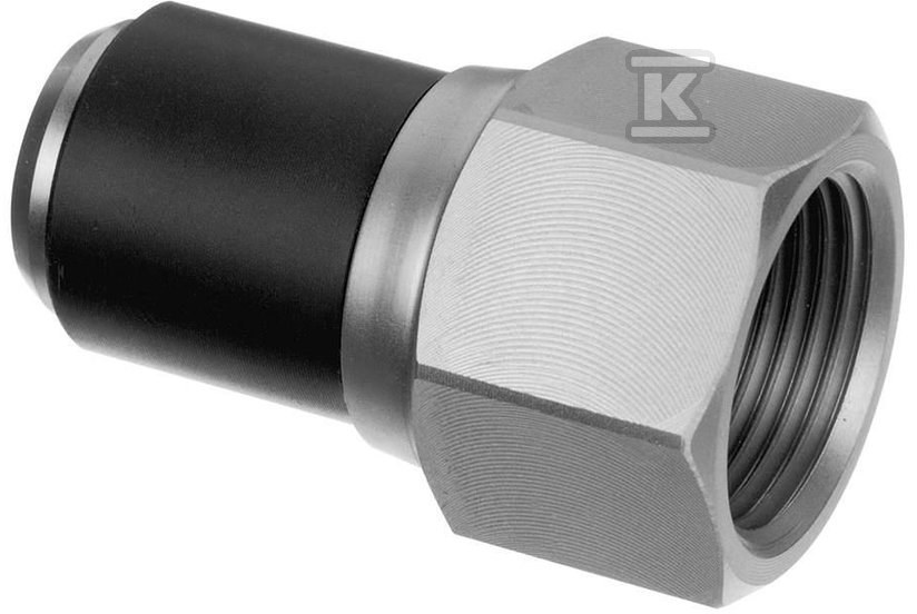 Adapter PE-stal nierdzewna z gwintem wewnętrznym GW, d50x1 1/2" PE100, SDR11, PN10 gaz/PN16 woda, do montażu z elektromufą lub elektroredukcją 724920210 - obrazek 1