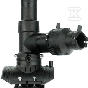 Obejma elektrooporowa z zaworem odcinającym-zestaw, d75x50 PE100, SDR11, PN10 gaz/PN16 woda, z obrotowym (360 stopni) odejściem, do nawiercania pod ciśnieniem 193155046 Obejma elektrooporowa z zaworem odcinającym-zestaw, d75x50 PE100, SDR11, PN10 gaz/PN16 woda, z obrotowym (360 stopni) odejściem, do nawiercania pod ciśnieniem 193155046