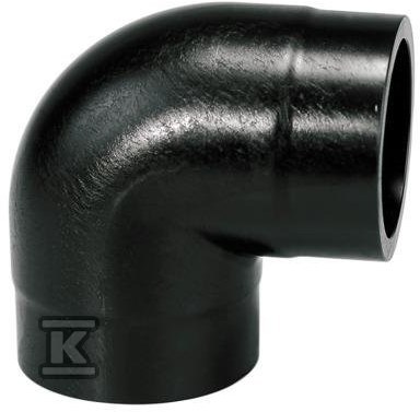 Kolano doczołowe krótkie 90ST. d20 PE100, SDR11, PN10 gaz/PN16 woda 753108606 - obrazek 1