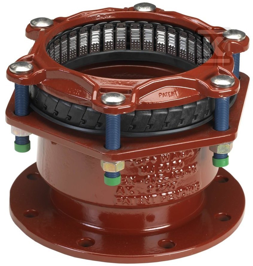 Łącznik kołnierzowy redukcyjny zakleszczający Uni/Fiksers NBR MJ3157+ 225M x 250FL A2 N PN10 709455280 - obrazek 1