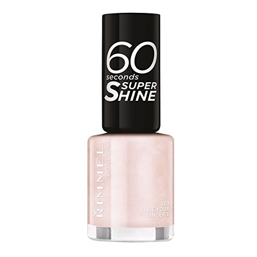 Rimmel 60 Seconds Super Shine Lakier do Paznokci, Lose Your Lingerie 203, 8 ml - obrazek 1