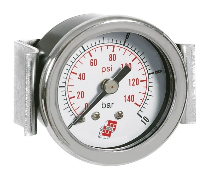 Manometr tablicowy aksjalny 0‑6 bar z elementem montażowym C, G 1/8, 40 mm - obrazek 2