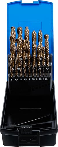 BGS 116 Zestaw wierteł spiralnych HSS G M35 stal kobaltowa 1 13 mm 25 szt.