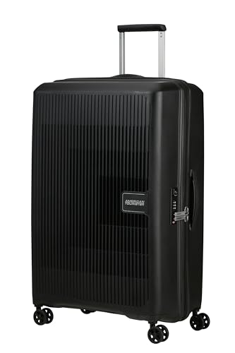 Walizka duża poszerzana American Tourister AeroStep black