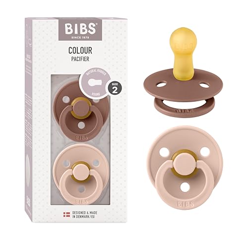 BIBS Colour 2-Pack Woodchuck & Blush Smoczek Uspokajający Kauczuk Hevea