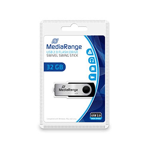 MediaRange Pamięć USB, 32 GB, czarna