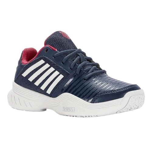 K Swiss Dziewczęce Court Express Omni buty tenisowe, Niebieski opal biały lizak, 37.5 EU