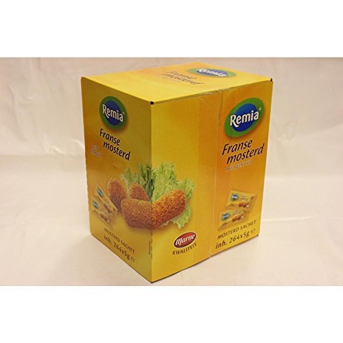 Remia Franse Mosterd 264 x 5g karton (musztarda francuska)