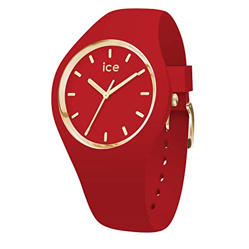 ICE Watch glam color Red Damski czerwony zegarek z silikonowym paskiem 016264 (Medium) - obrazek 1