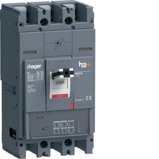 MCCB Wyłącznik mocy h3+ P630 LSI 3x630A 70kA HEW630JR - obrazek 1