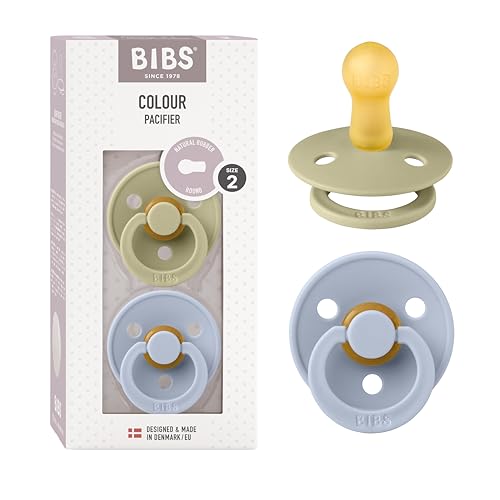 Bibs Colour 2 Pack Khaki & Dusty Blue M Smoczek Uspokajający Kauczuk Hevea