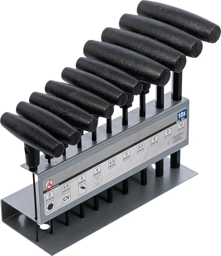BGS Diy 791 Zestaw wkrętaków typu T gniazdo sześciokątne 2 10 mm szt. - obrazek 1