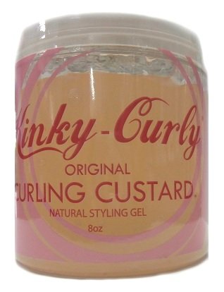 Kinky Curly Original Curling Custard Natural Styling Gel 8oz 236 ml do Deep Shine & Conditions Hair