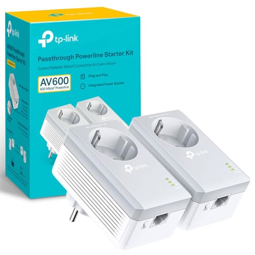 TP-Link TL-PA4010PKIT Passthrough Powerline Adapter Starter Kit - obrazek 1