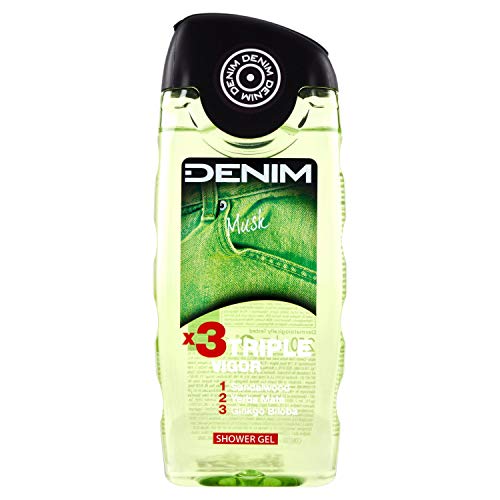 Denim Musk, Żel Pod Prysznic, Białe Piżmo, 250ml - obrazek 1