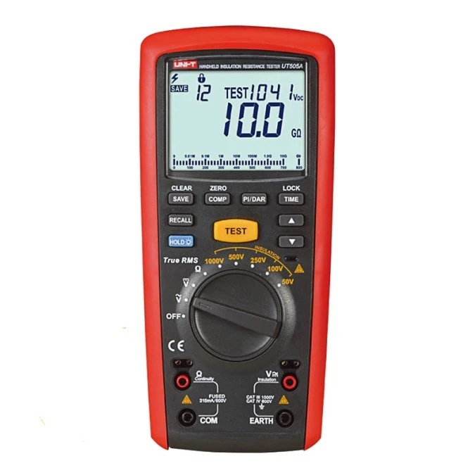 Miernik cyfrowy rezystancji izolacji z multimetrem uniwersalnym 1kV True RMS Uni‑T UT‑505A - obrazek 1