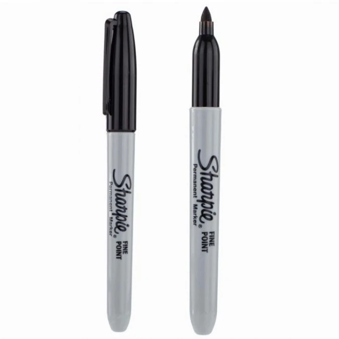 Marker permanentny czarny 1,0mm Sharpie Fine blister - obrazek 2