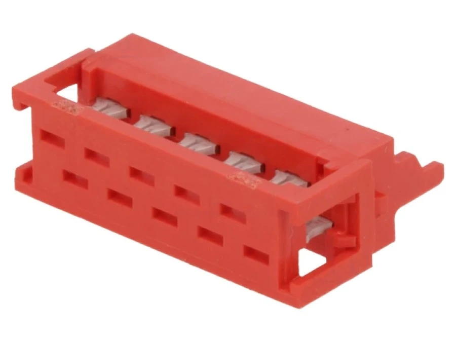 Micro‑MaTch wtyk męskie 10‑PIN IDC na taśmę Układ 2×5 1,27mm 8‑215083‑0
