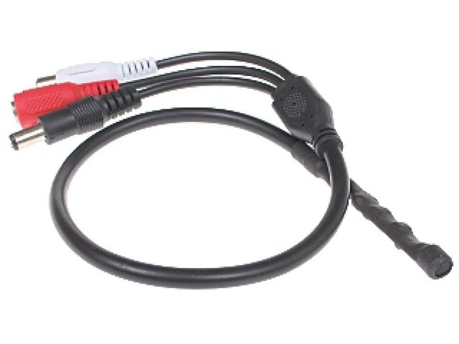 Mikrofon CCTV moduł audio 20Hz‑10kHz miniaturowy SM‑1/DC‑PLUG
