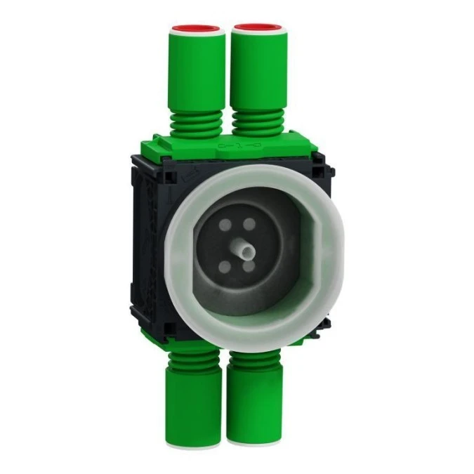 Multifix, puszka 1M, 32 mm, 4 elastyczne wejścia, z zatyczką - obrazek 2