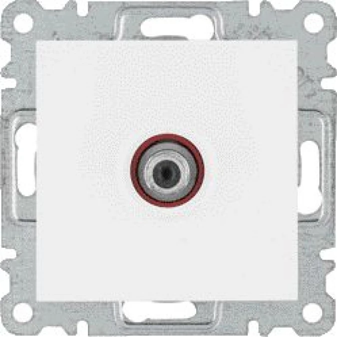 Lumina Gniazdo pojedyncze SAT dla instalacji indywidualnych biały WL3230 - obrazek 1