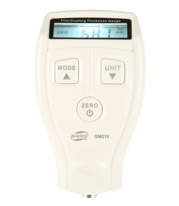 Miernik grubości lakieru powłoki lakierniczej z wyświetlaczem LCD GM210 BENETECH - obrazek 2