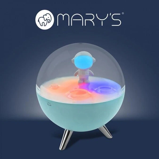 MARYS LAMPKA NOCNA LED RGB KSIĘŻYC NIEBIESKI - obrazek 1