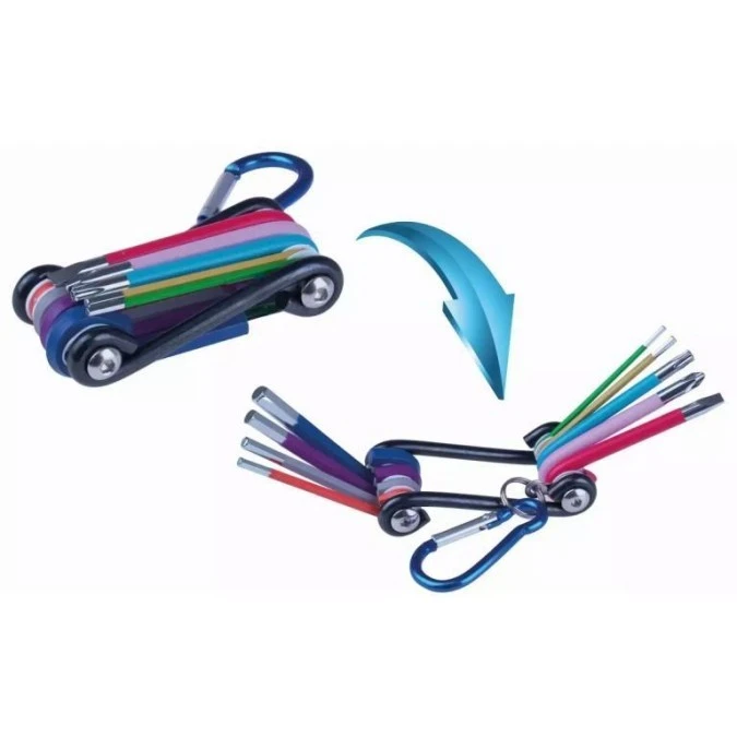 Multitool ‑ multinarzędzie rowerowe 9 el. - obrazek 1