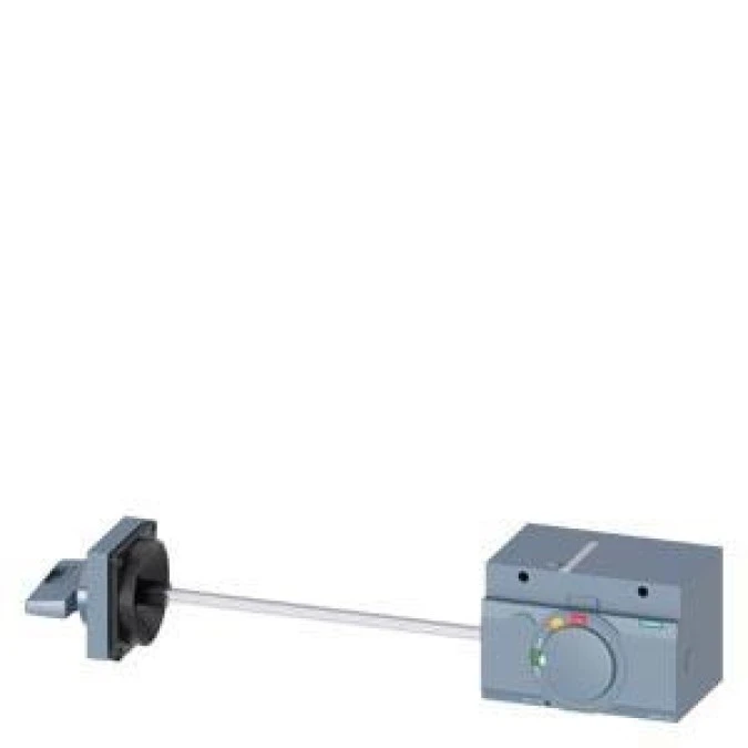 Napęd obrotowy boczny dwustronny z wałkiem 300mm i z pokrętłem szarym z podświetleniem LED do 3VA13/14/23/24 3VA9467‑0PK13 - obrazek 1