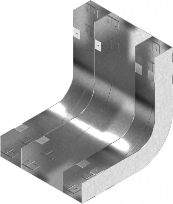 Łuk kanału 240mm 48x stal LKt240H48 541724 - obrazek 1