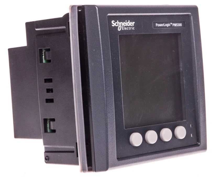Miernik parametrów sieci (U, I, P, Q, f, PF, E) 5/1A przekładnik 100‑415V AC Ethernet tablicowy 96x96mm METSEPM5320 - obrazek 1