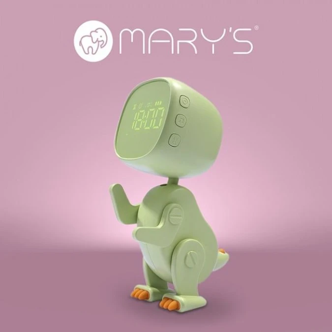 MARYS budzik Robo Dino zielony MW61059