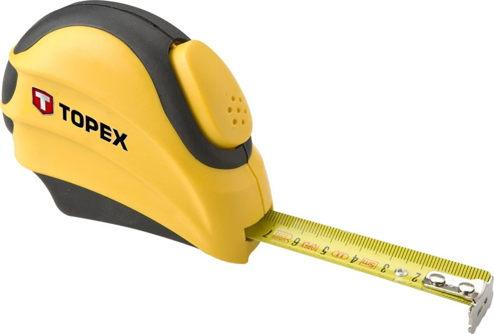 Miara zwijana stalowa 7,5 m x 25mm z automatyczną blokadą 27C387 - obrazek 1
