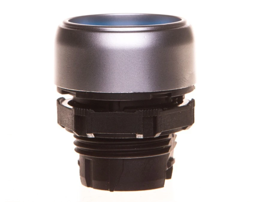 Napęd przycisku 22mm niebieski osłonięty z samopowrotem bez adaptera LPCB306 - obrazek 2