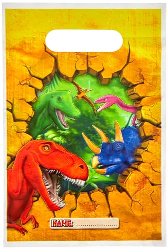 Folat Torebki na prezenty dinozaura 6 sztuk